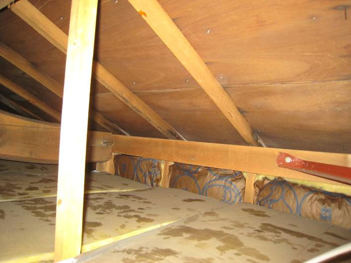 小屋裏の結露